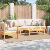 Produktbild för Områdesmattor Moiré AGIRA Naturfärg 280 x 200 cm Polyester