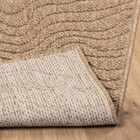 Produktbild för Områdesmattor Moiré AGIRA Naturfärg 280 x 200 cm Polyester