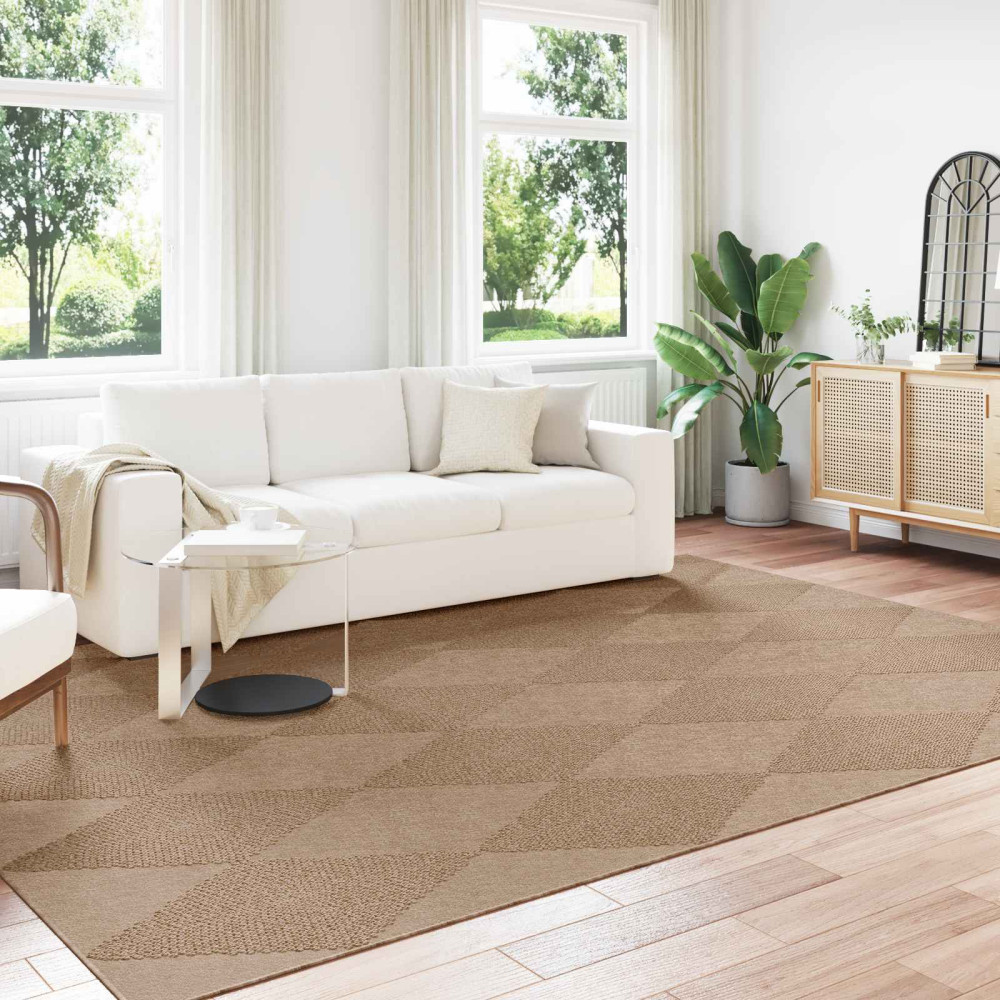 Produktbild för Områdesmattor Rektangulär AGIRA Naturfärg 280 x 200 cm