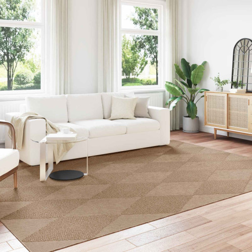 vidaXL Områdesmattor Rektangulär AGIRA Naturfärg 280 x 200 cm