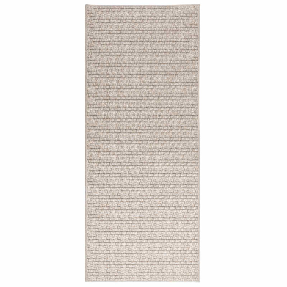 Produktbild för Områdesmattor Rektangulär FARO Kräm 150 x 80 cm Polyester