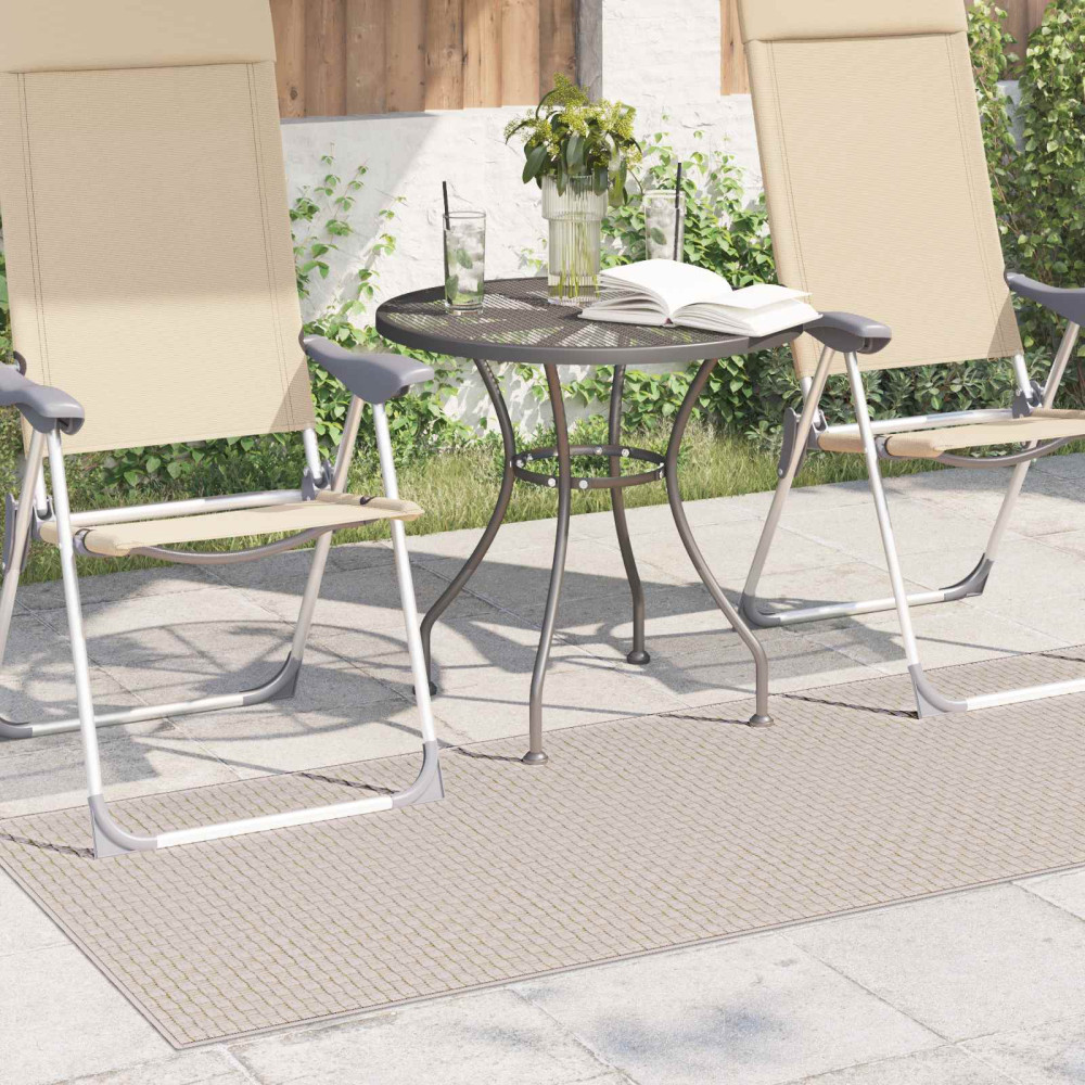 Produktbild för Områdesmattor Rektangulär FARO Kräm 150 x 80 cm Polyester