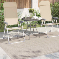 Produktbild för Områdesmattor Rektangulär FARO Kräm 200 x 140 cm Polyester