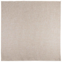 Produktbild för Områdesmattor Fyrkantig FARO Kräm 120 x 120 cm Polyester