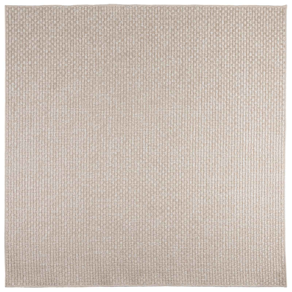 Produktbild för Områdesmattor Fyrkantig FARO Kräm 240 x 240 cm Polyester