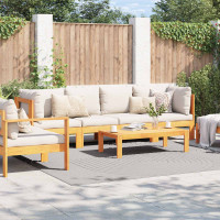 Produktbild för Områdesmattor Fyrkantig PALMERAS Kräm 240 x 240 cm Polyester