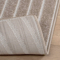 Produktbild för Områdesmattor Rektangulär PALMERAS Beige 200 x 140 cm Polyester