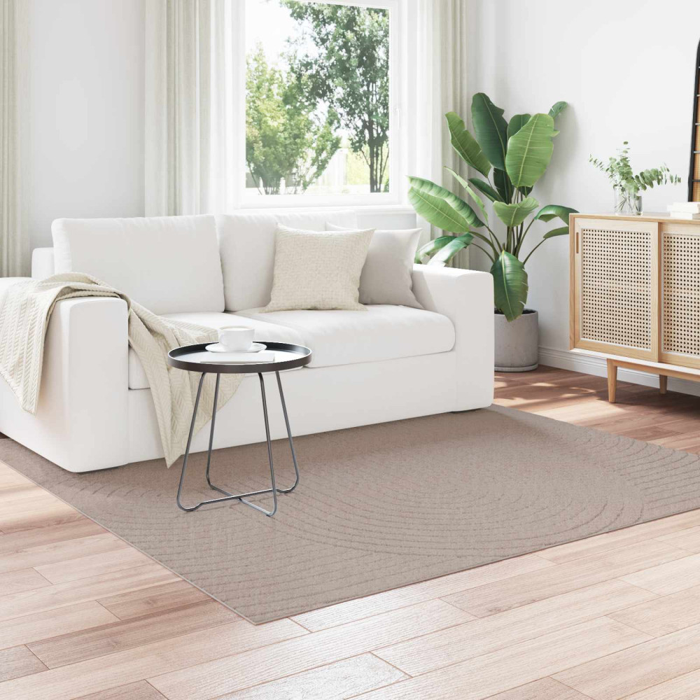Produktbild för Områdesmattor Fyrkantig PALMERAS Beige 200 x 200 cm Polyester