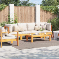 Produktbild för Områdesmattor Fyrkantig PALMERAS Beige 240 x 240 cm Polyester
