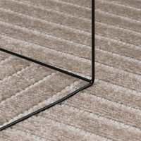 Produktbild för Områdesmattor Fyrkantig PALMERAS Beige 240 x 240 cm Polyester