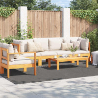 Produktbild för Områdesmattor PALMERAS Antracit 280 x 200 cm Polyester