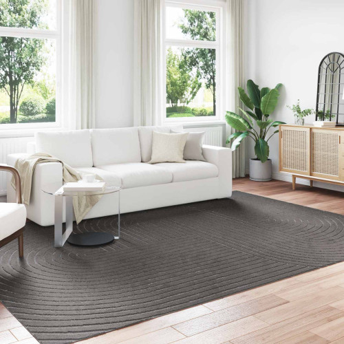 vidaXL Områdesmattor PALMERAS Antracit 340 x 240 cm Polyester