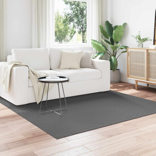 vidaXL Områdesmattor Fyrkantig PALMERAS Antracit 120 x 120 cm