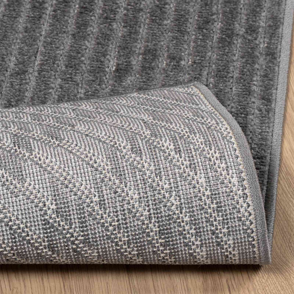 Produktbild för Områdesmattor Fyrkantig PALMERAS Antracit 120 x 120 cm