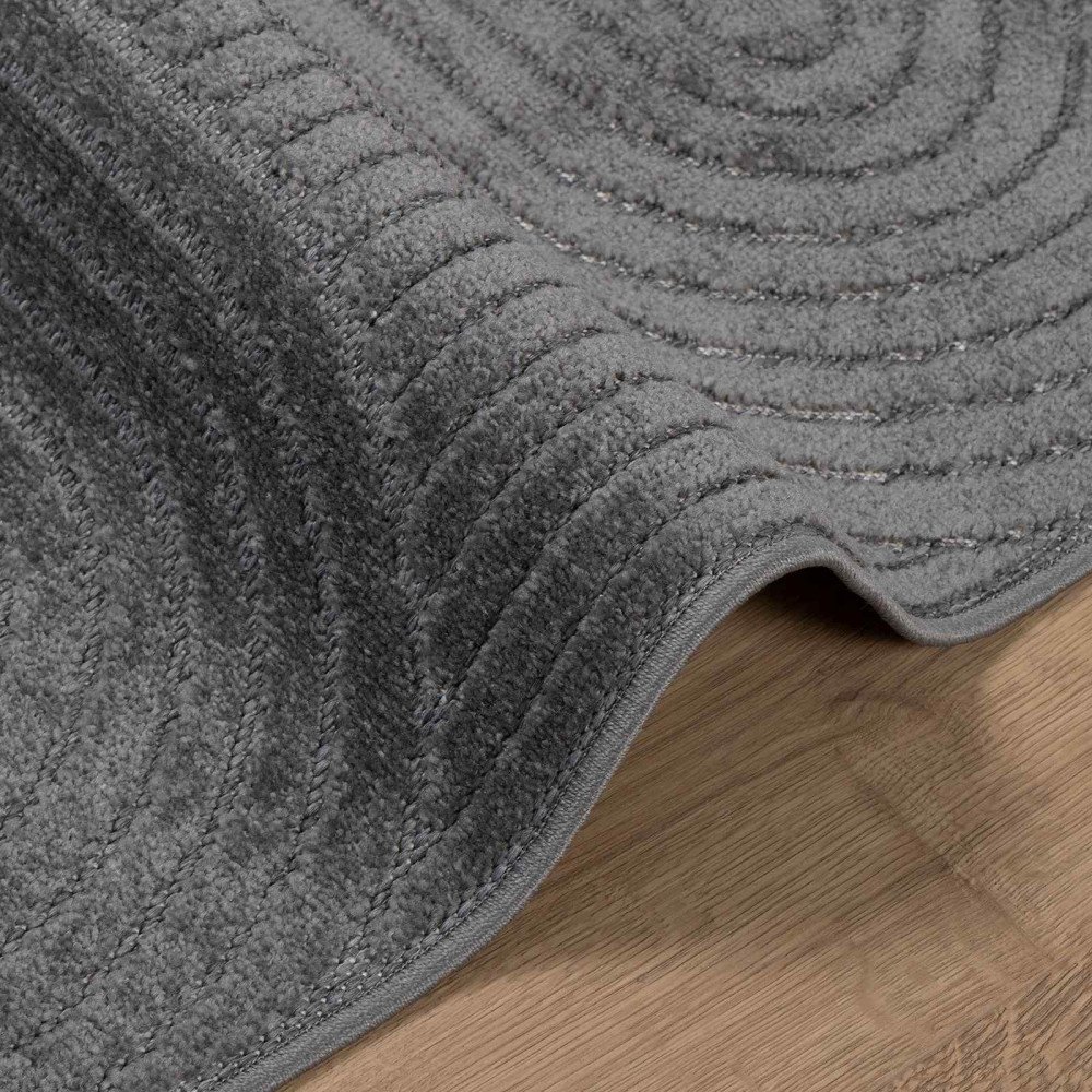 Produktbild för Områdesmattor Fyrkantig PALMERAS Antracit 120 x 120 cm
