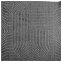Produktbild för Områdesmattor Fyrkantig PALMERAS Antracit 200 x 200 cm