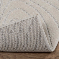 Produktbild för Områdesmattor Rektangulär PALMERAS Kräm 200 x 80 cm Polyester