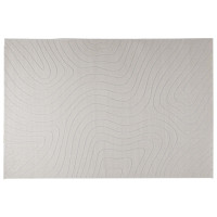 Produktbild för Områdesmattor Rektangulär PALMERAS Kräm 280 x 200 cm Polyester