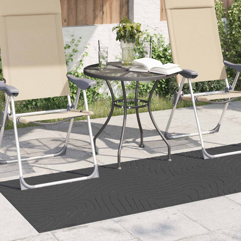 Produktbild för Områdesmattor PALMERAS Antracit 200 x 80 cm Polyester