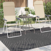 Produktbild för Områdesmattor PALMERAS Antracit 170 x 120 cm Polyester