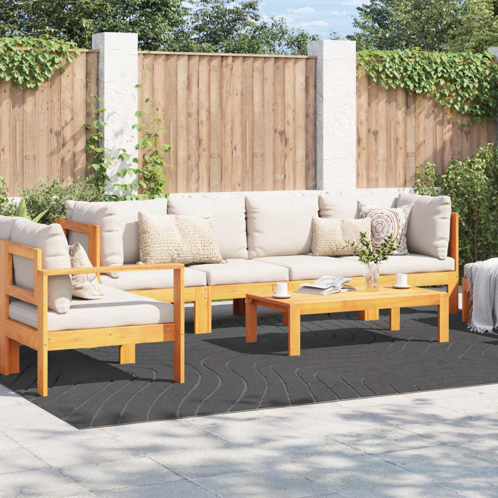 Produktbild för Områdesmattor PALMERAS Antracit 340 x 240 cm Polyester