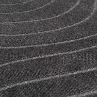 Produktbild för Områdesmattor PALMERAS Antracit 340 x 240 cm Polyester
