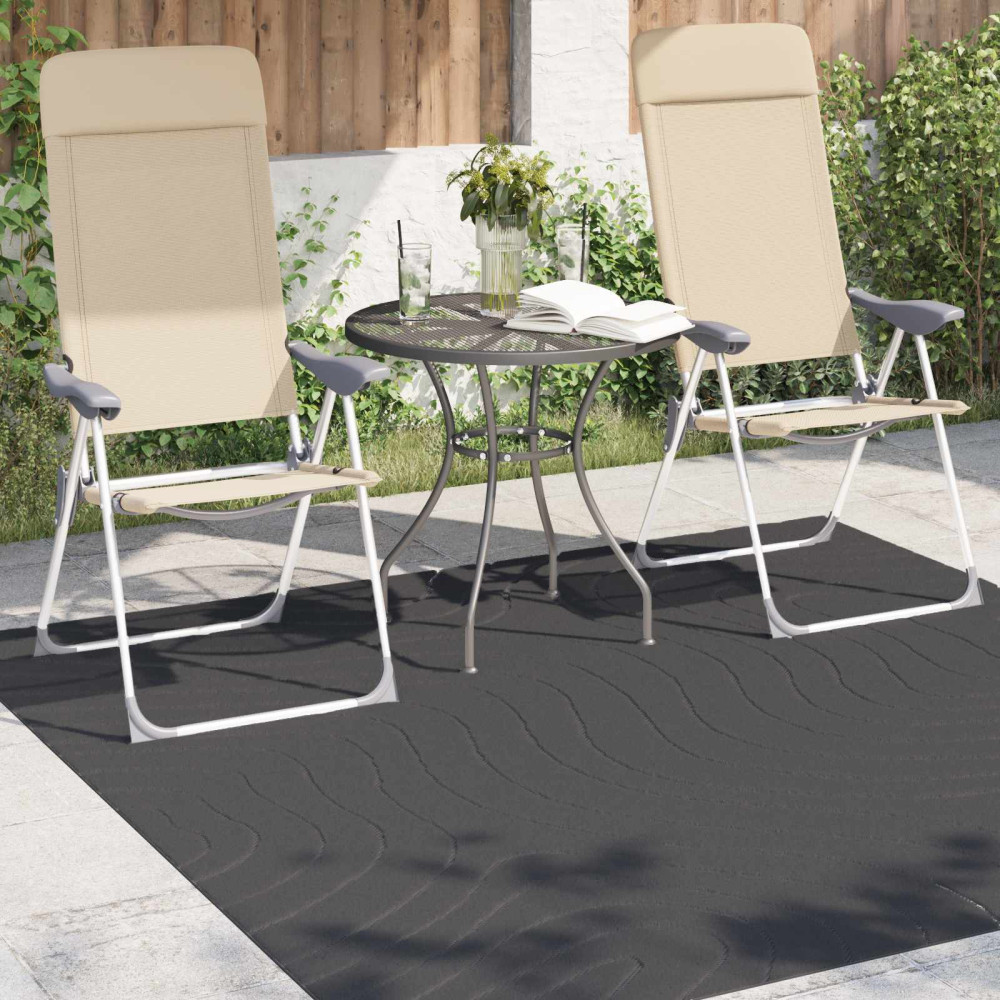 Produktbild för Områdesmattor Fyrkantig PALMERAS Antracit 120 x 120 cm