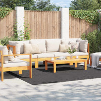 Produktbild för Områdesmattor Fyrkantig PALMERAS Antracit 240 x 240 cm