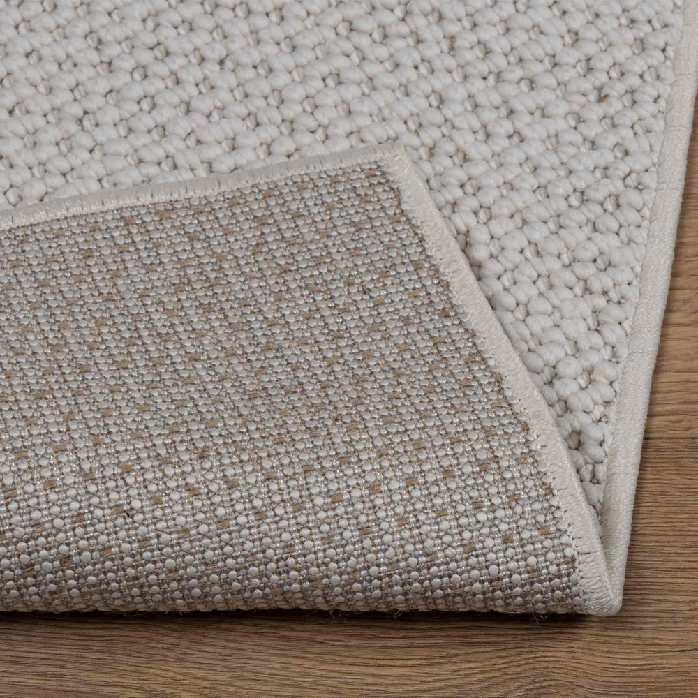 Produktbild för Områdesmattor Rektangulär LUGO Kräm 170 x 120 cm Polyester