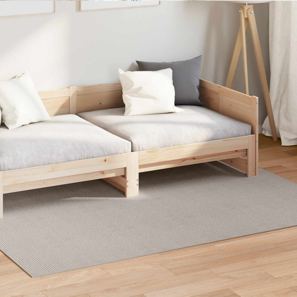 Produktbild för Områdesmattor Rektangulär LUGO Kräm 200 x 140 cm Polyester