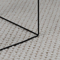 Produktbild för Områdesmattor Rund LUGO Kräm Ø 160 CM Polyester