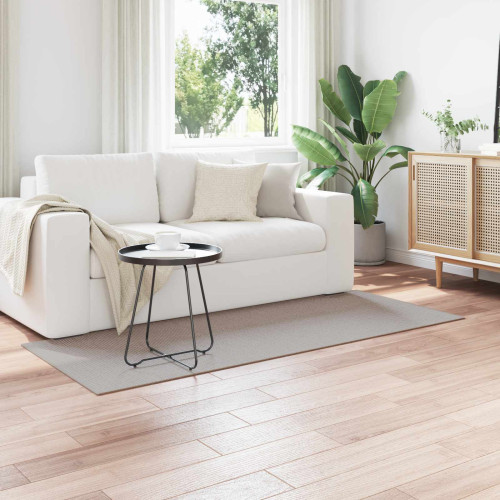 vidaXL Områdesmattor LUGO Kräm och Taupe 150 x 80 cm Polyester