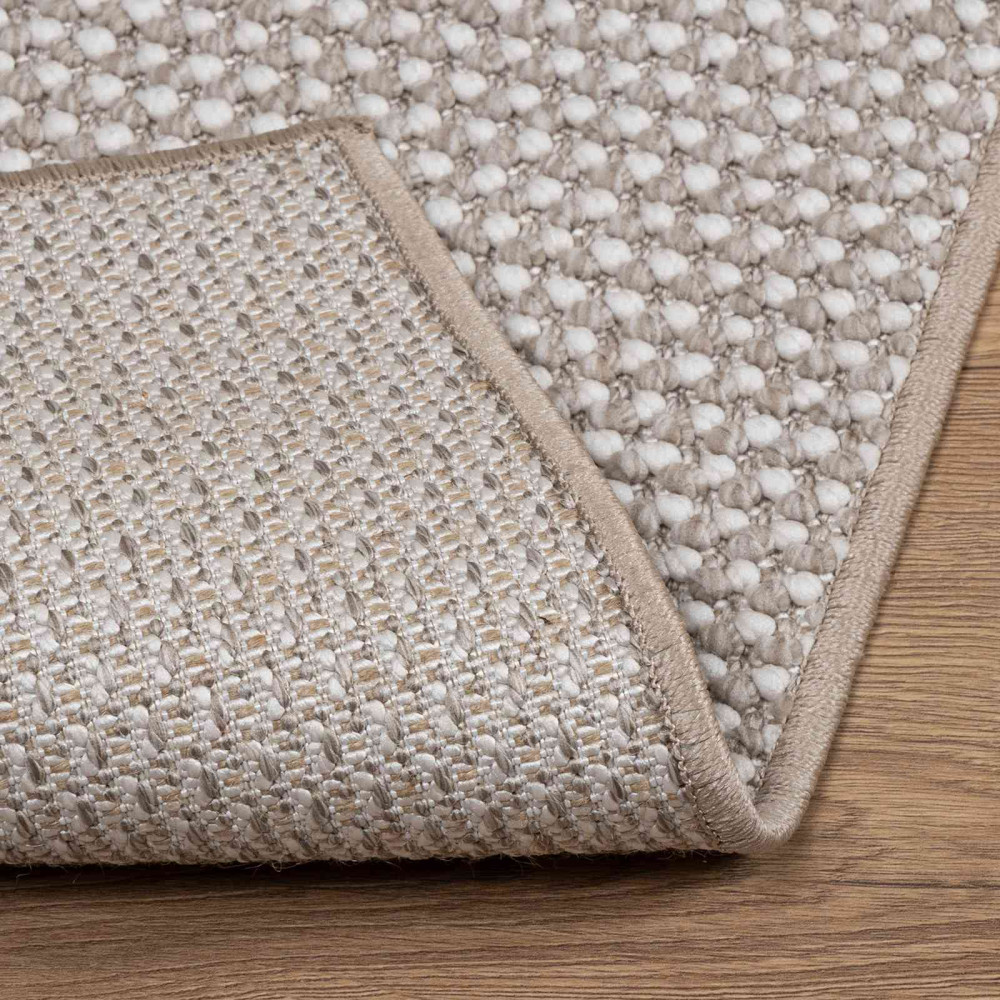 Produktbild för Områdesmattor LUGO Kräm och Taupe 150 x 80 cm Polyester