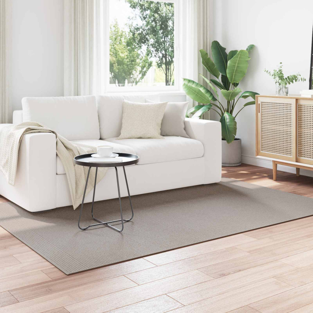Produktbild för Områdesmattor LUGO Kräm och Taupe 200 x 140 cm Polyester