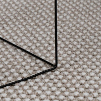 Produktbild för Områdesmattor Rund LUGO Kräm och Taupe Ø 160 CM Polyester