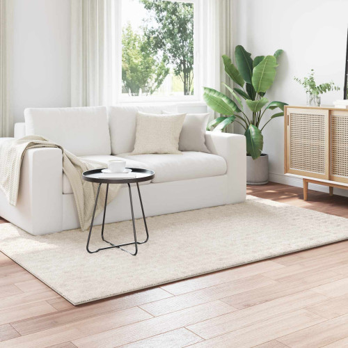 vidaXL Områdesmattor Rektangulär SIROLO Gräddvit 170 x 120 cm