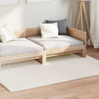 Produktbild för Områdesmattor Rektangulär SIROLO Gräddvit 170 x 120 cm
