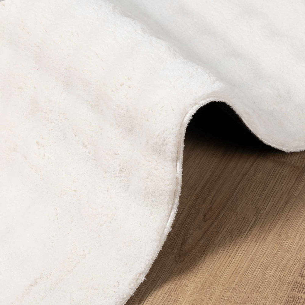 Produktbild för Områdesmattor Rektangulär SIROLO Gräddvit 200 x 140 cm