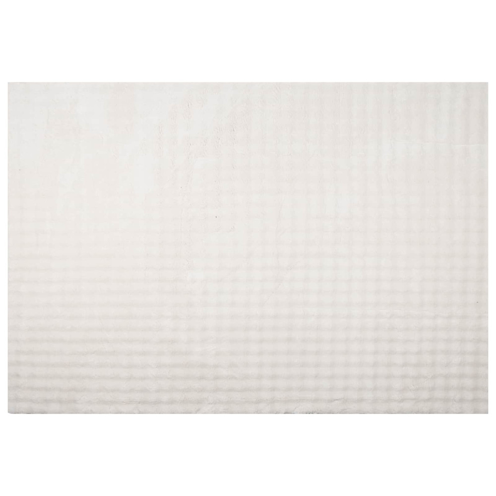 Produktbild för Områdesmattor Rektangulär SIROLO Kräm 280 x 200 cm Polyester