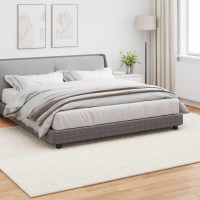 Produktbild för Områdesmattor Rektangulär SIROLO Kräm 280 x 200 cm Polyester