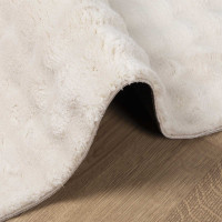Produktbild för Områdesmattor Rektangulär SIROLO Beige 150 x 80 cm Polyester