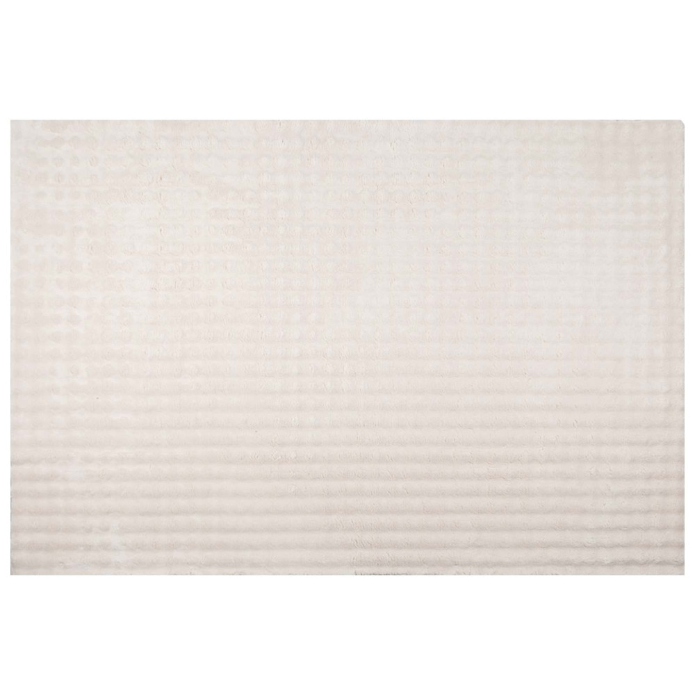 Produktbild för Områdesmattor Rektangulär SIROLO Beige 200 x 140 cm Polyester