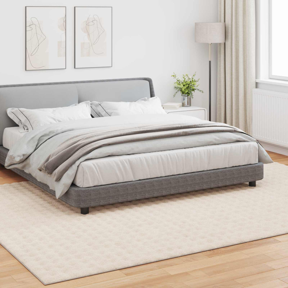Produktbild för Områdesmattor Rektangulär SIROLO Beige 280 x 200 cm Polyester