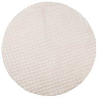 Produktbild för Områdesmattor Rund SIROLO Beige Ø 200 CM Polyester