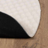 Produktbild för Områdesmattor Rund SIROLO Beige Ø 200 CM Polyester