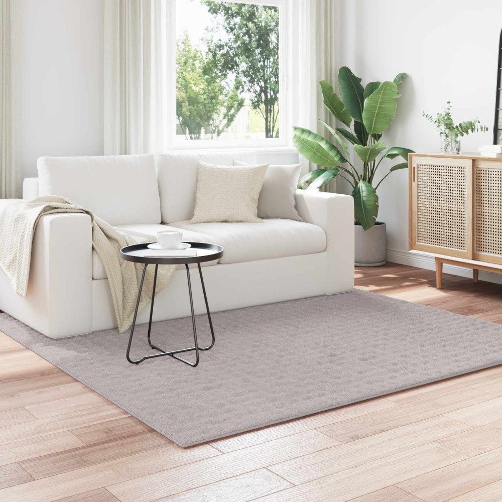 Produktbild för Områdesmattor Fyrkantig SIROLO Sand 200 x 200 cm Polyester
