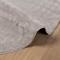 Produktbild för Områdesmattor Rund SIROLO Sand Ø 160 CM Polyester