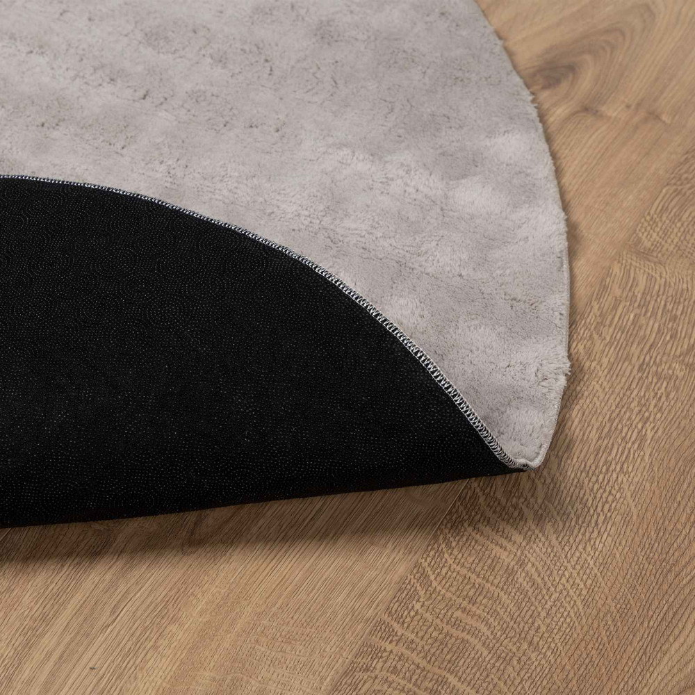 Produktbild för Områdesmattor Rund SIROLO Sand Ø 200 CM Polyester