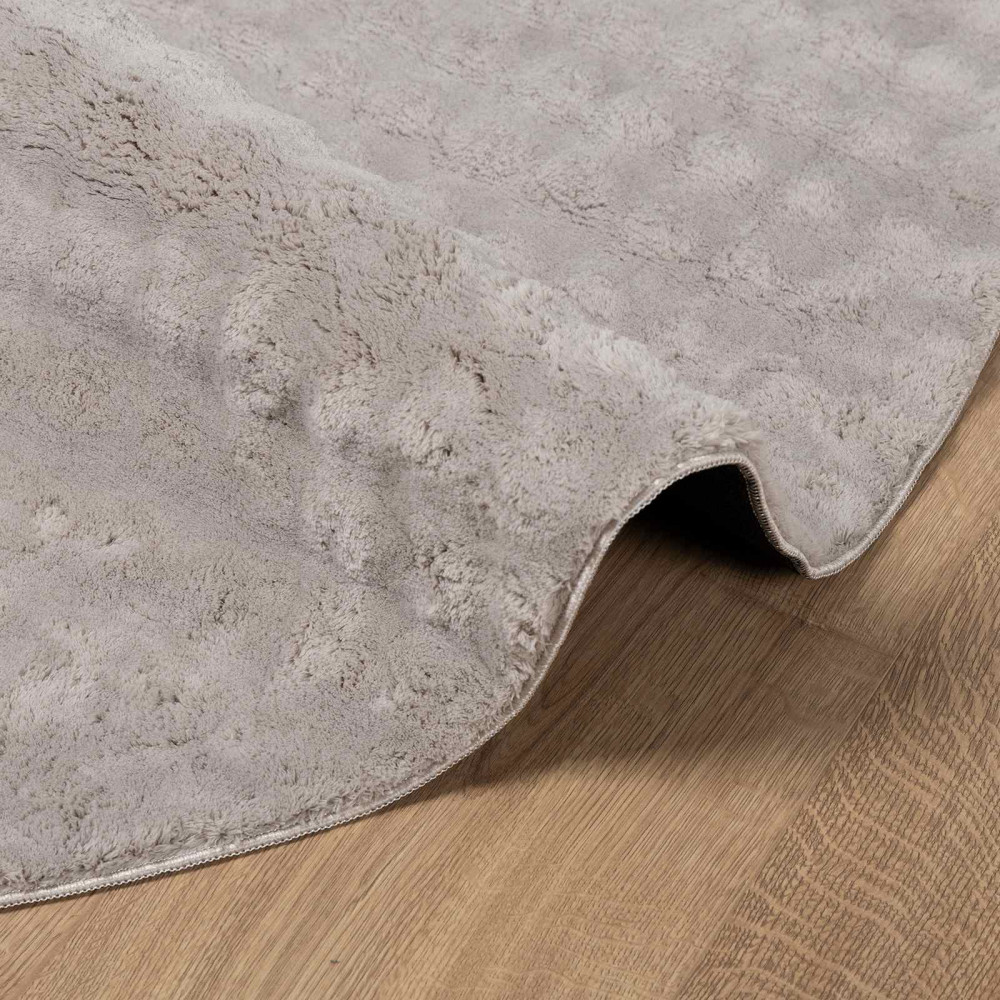 Produktbild för Områdesmattor Rund SIROLO Sand Ø 200 CM Polyester