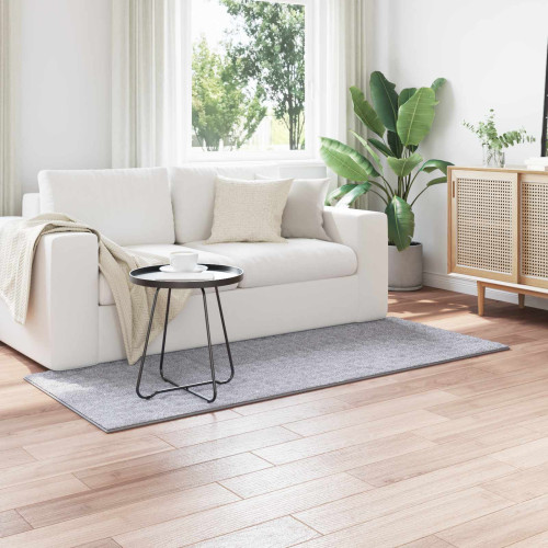 vidaXL Områdesmattor Rektangulär SIROLO Grå 150 x 80 cm Polyester
